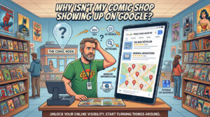 Comic shop owner confused about why his store isn't showing up on Google search results